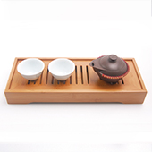 【泡茶趣】長型竹茶池